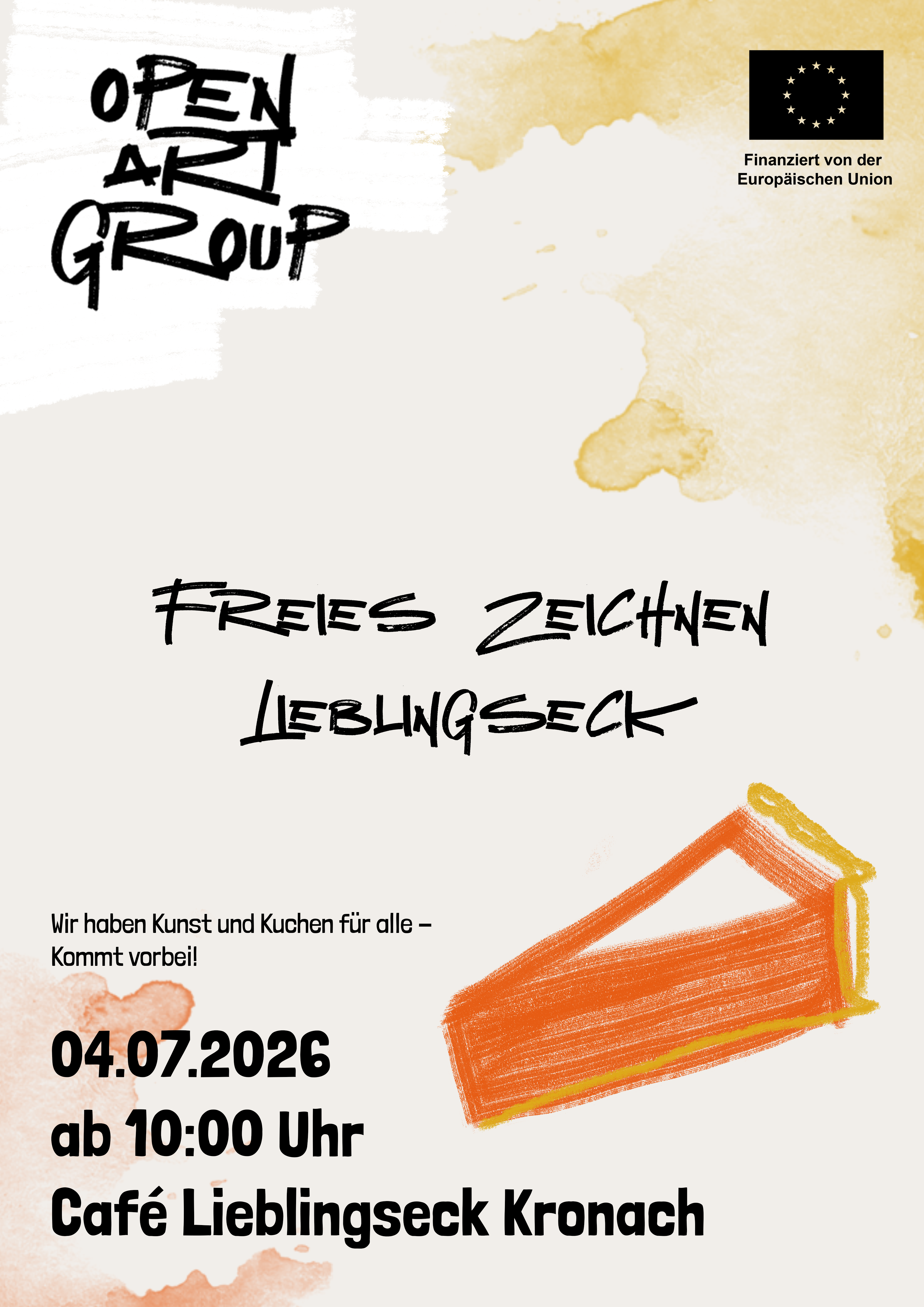 Freies Zeichnen Lieblingseck Plakat